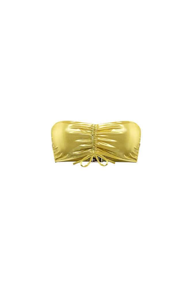 Bandeau Froncé Captivante Shine Jaune