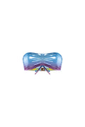 Bandeau froncé Captivante Sunset Rouge / Bleu