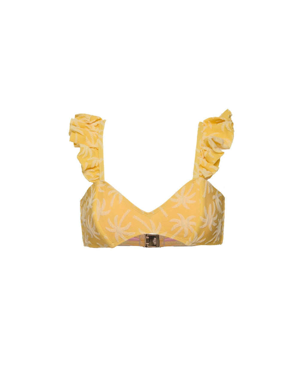 Bandeau avec Volants Coco-toi Jaune