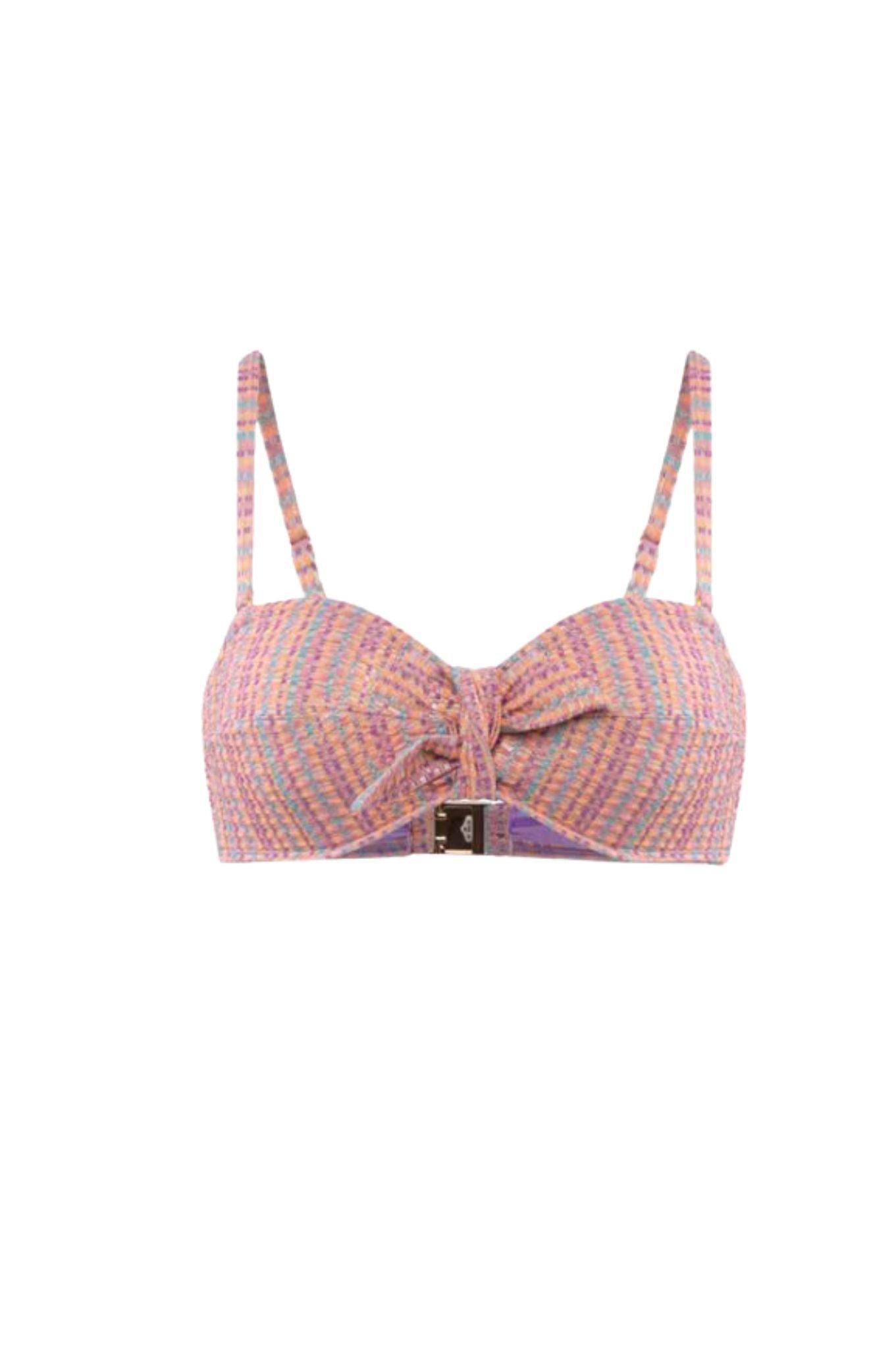 Beleza Pura Jacquard Carrement Bikini Top