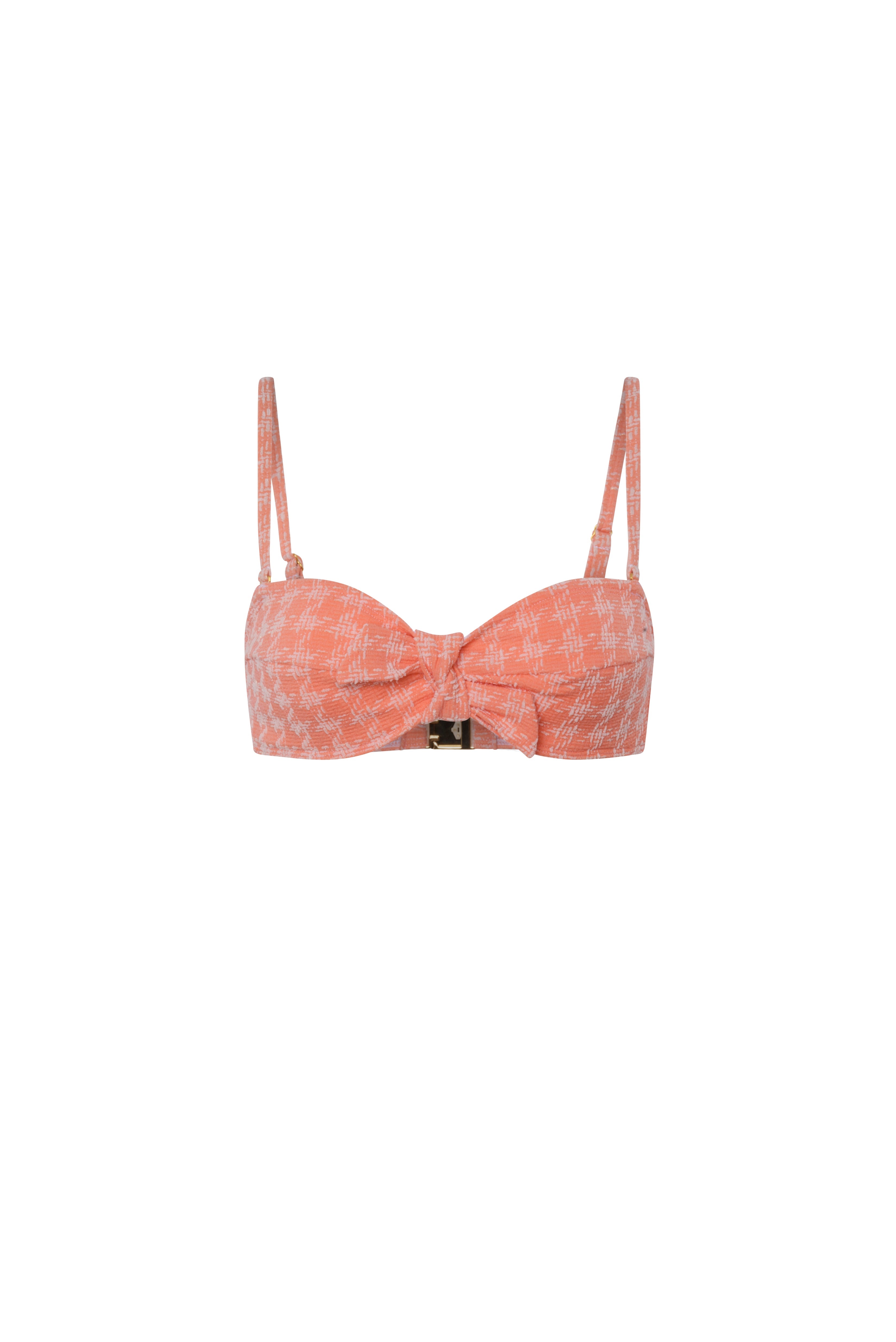 BANDEAU SIMPLE VICHY ORANGE