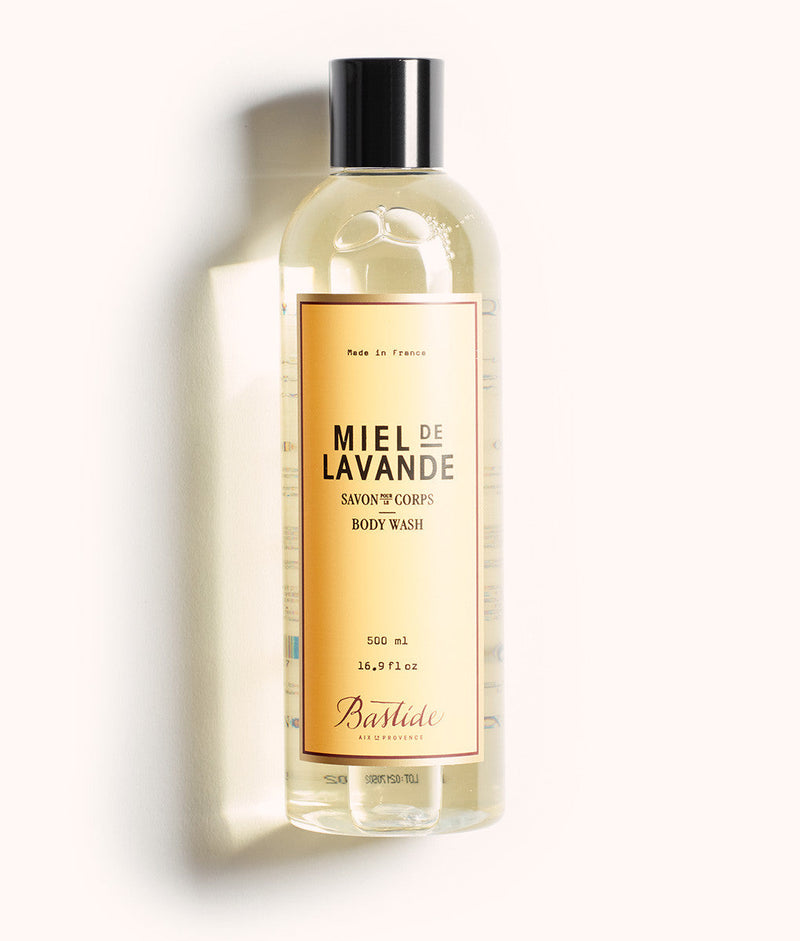 volume-500ml, Bastide Miel de Lavande Savon pour la Douche 