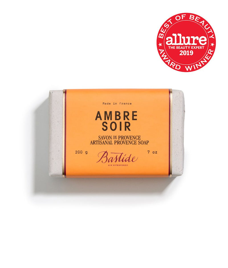 peso-200g-mano, Bastide Ambre Soir Savon de Provence