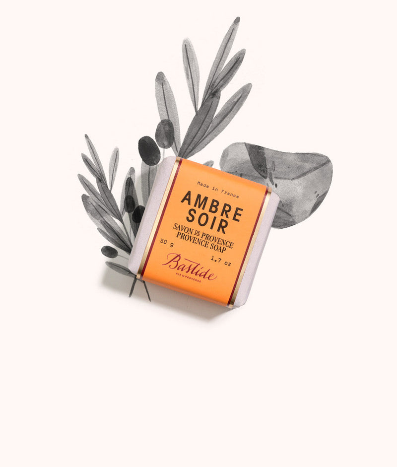 peso-50g, Bastide Ambre Soir Savon de Provence