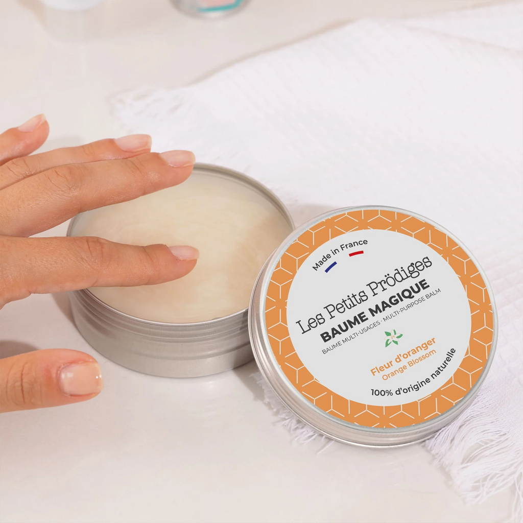 Baume Magique naturel qui remplace 10 produits Multi-usages Fleur d'oranger