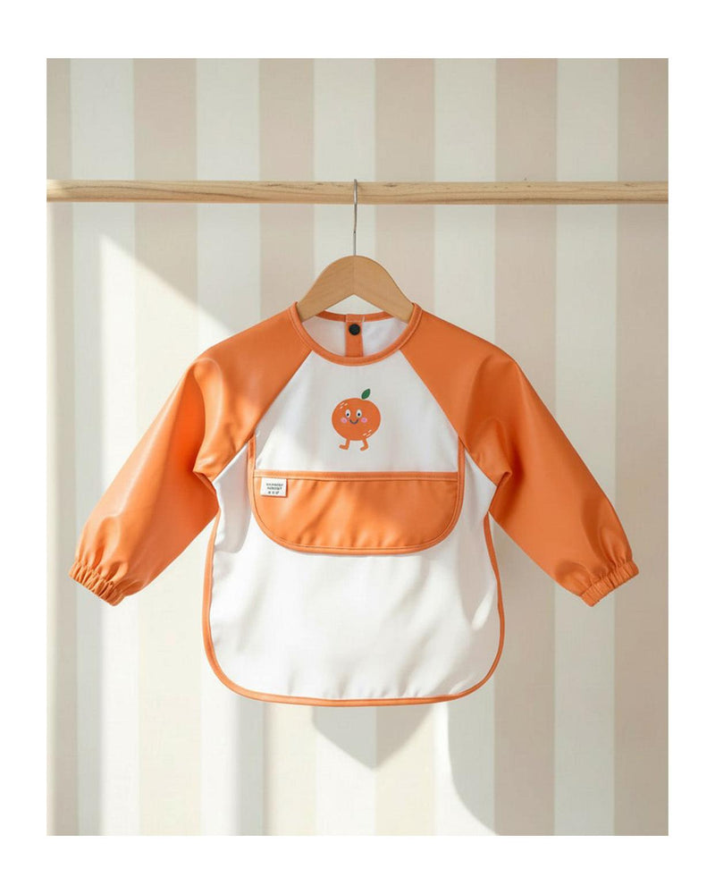 Bavoir tablier enfant Maé imperméable manches longues pour peinture et repas