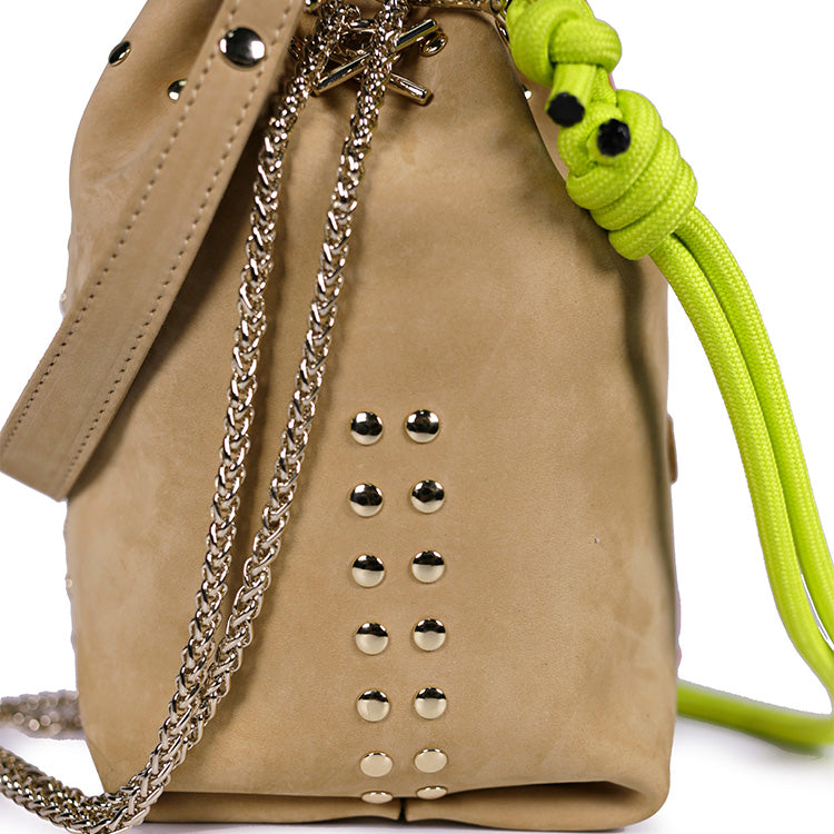 Beco Stud Nubuck Sand
