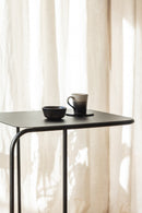 Beautiful DENYA with one cup and one cup on the table plate, minimalist design