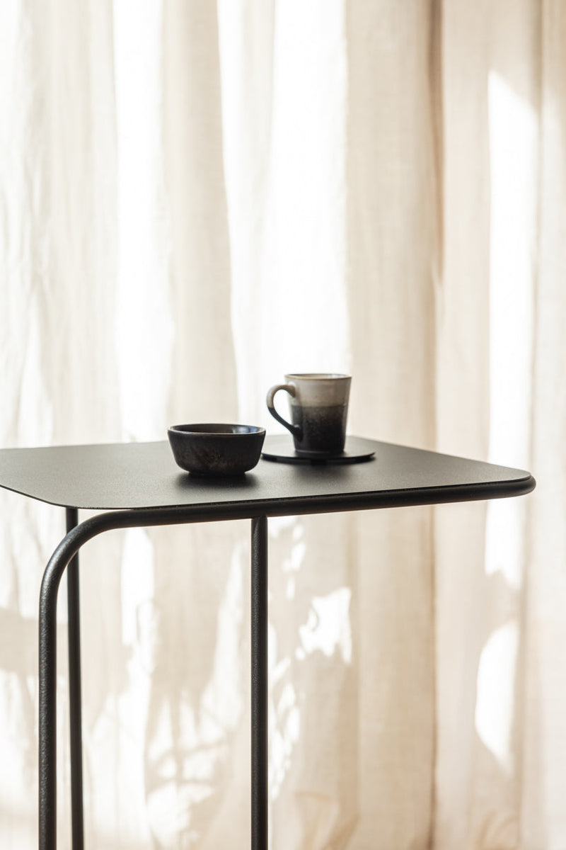 Beautiful DENYA with one cup and one cup on the table plate, minimalist design