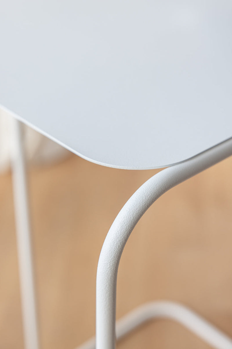 Details of DENYA designs with minimalist design and powder-coated metal.