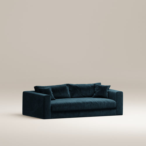 Canapé 2,5 Places Bellechasse Light - Bleu Pétrole