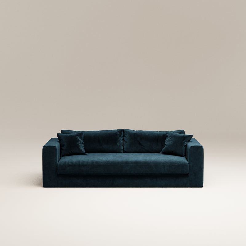 Canapé 2,5 Places Bellechasse Light - Bleu Pétrole