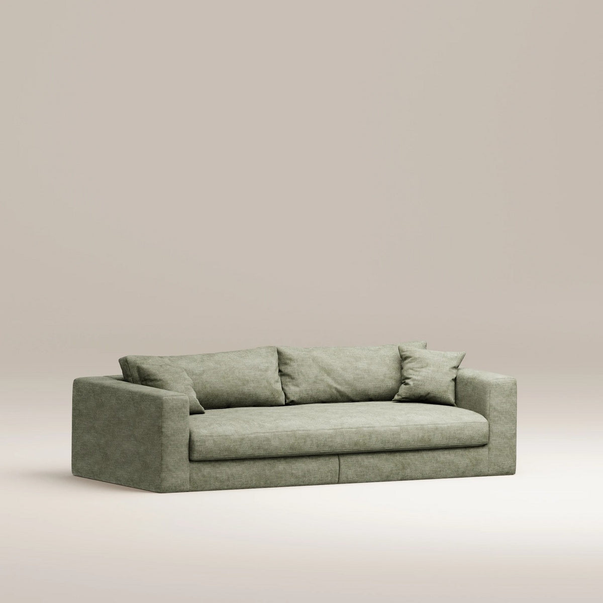 Bellechasse Light - Sofa Prosta 3-Osobowa - Dwie Części - Tkanina Szenilowa Forest 12
