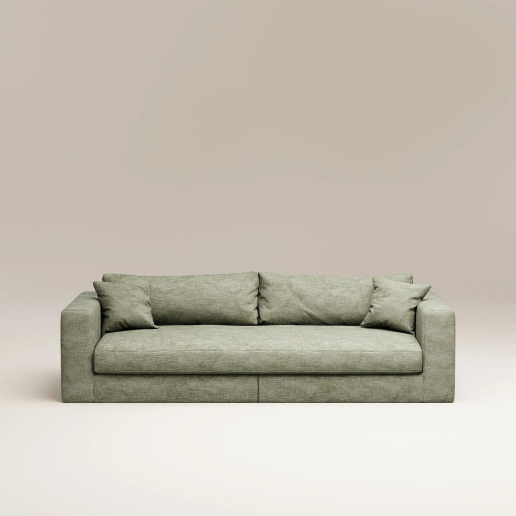Bellechasse Light - Sofa Prosta 3-Osobowa - Dwie Części - Tkanina Szenilowa Forest 12