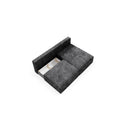 Canapé D'Angle Convertible 4 Places - Elior - Velours Gris Foncé