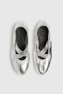 Ballerines Bettina - Cuir Argenté