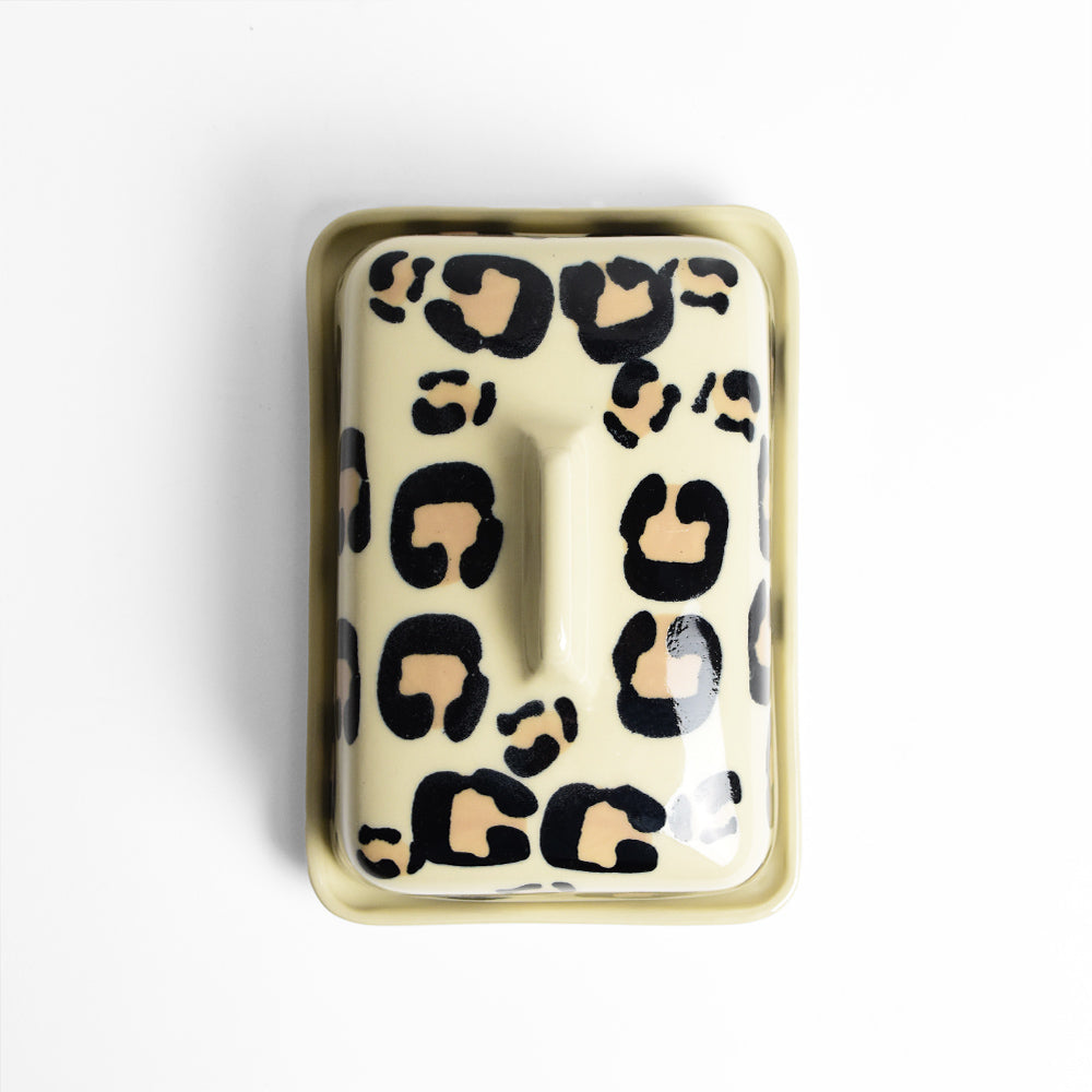 Butter dish - Leopard