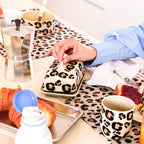 Butter dish - Leopard