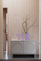Twin 2 Doors - Sideboard - Acacia wood - Gray