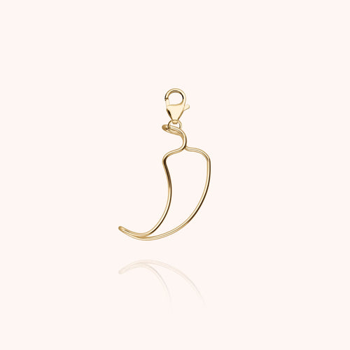 Big Locket Charms Chili Vibes initiale Atelier Paulin