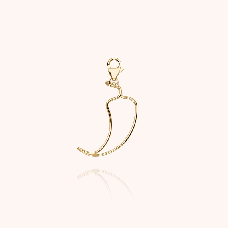 Big Locket Charms Chili Vibes initiale Atelier Paulin