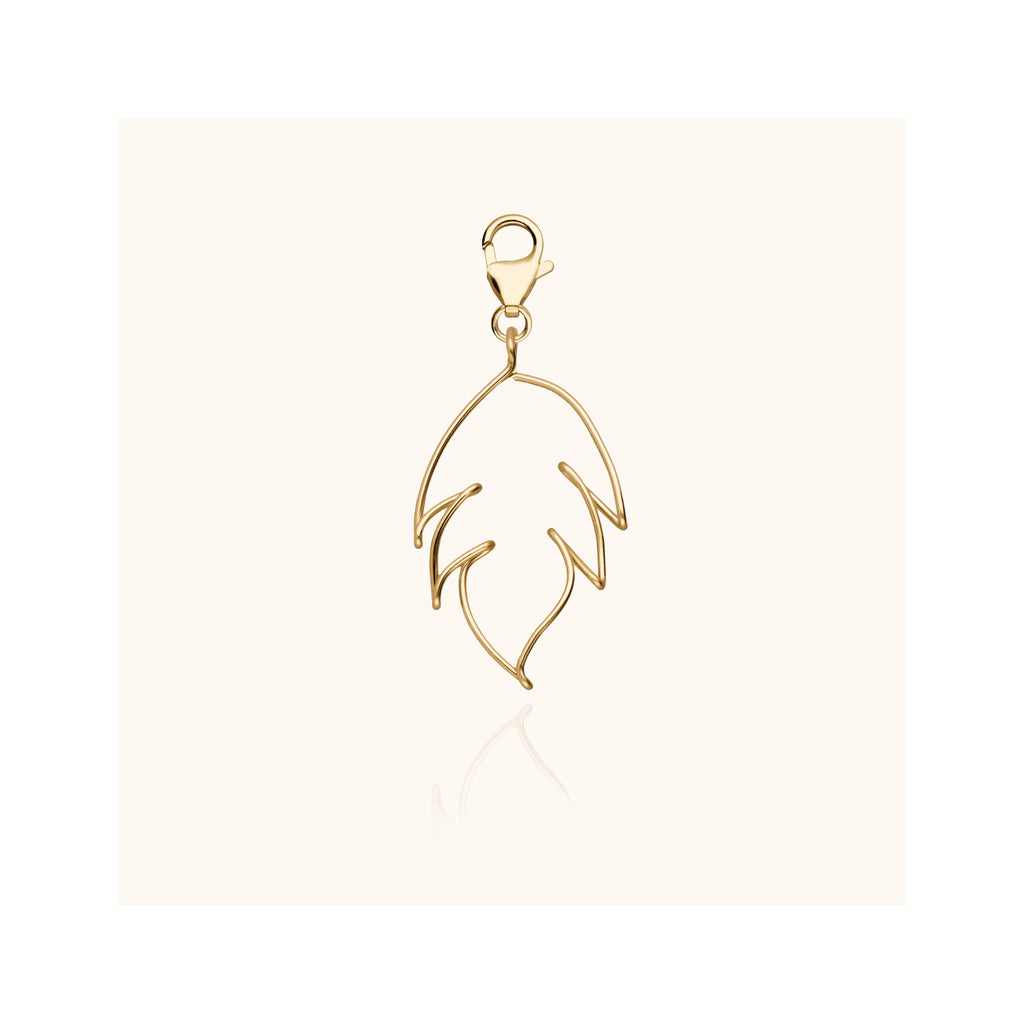 Big Locket Charms Leaf