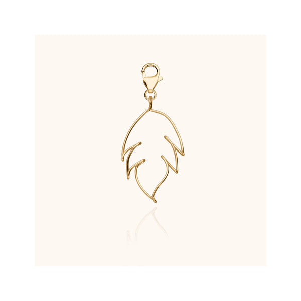 Big Locket Charms Leaf