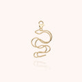 Big Locket Charms Snake initiale Atelier Paulin bijou
