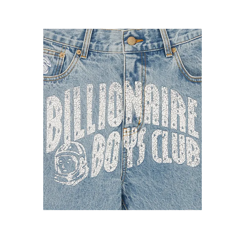Billionaire Boys Club - Pantalones vaqueros con logo de arco en azul claro lavado