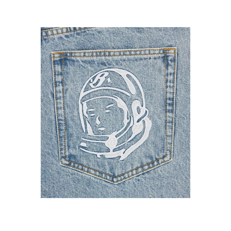 Billionaire Boys Club - Pantalones vaqueros con logo de arco en azul claro lavado