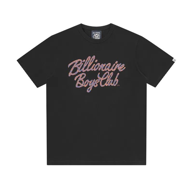Billionaire Boys Club - Camiseta extragrande con texto en negro