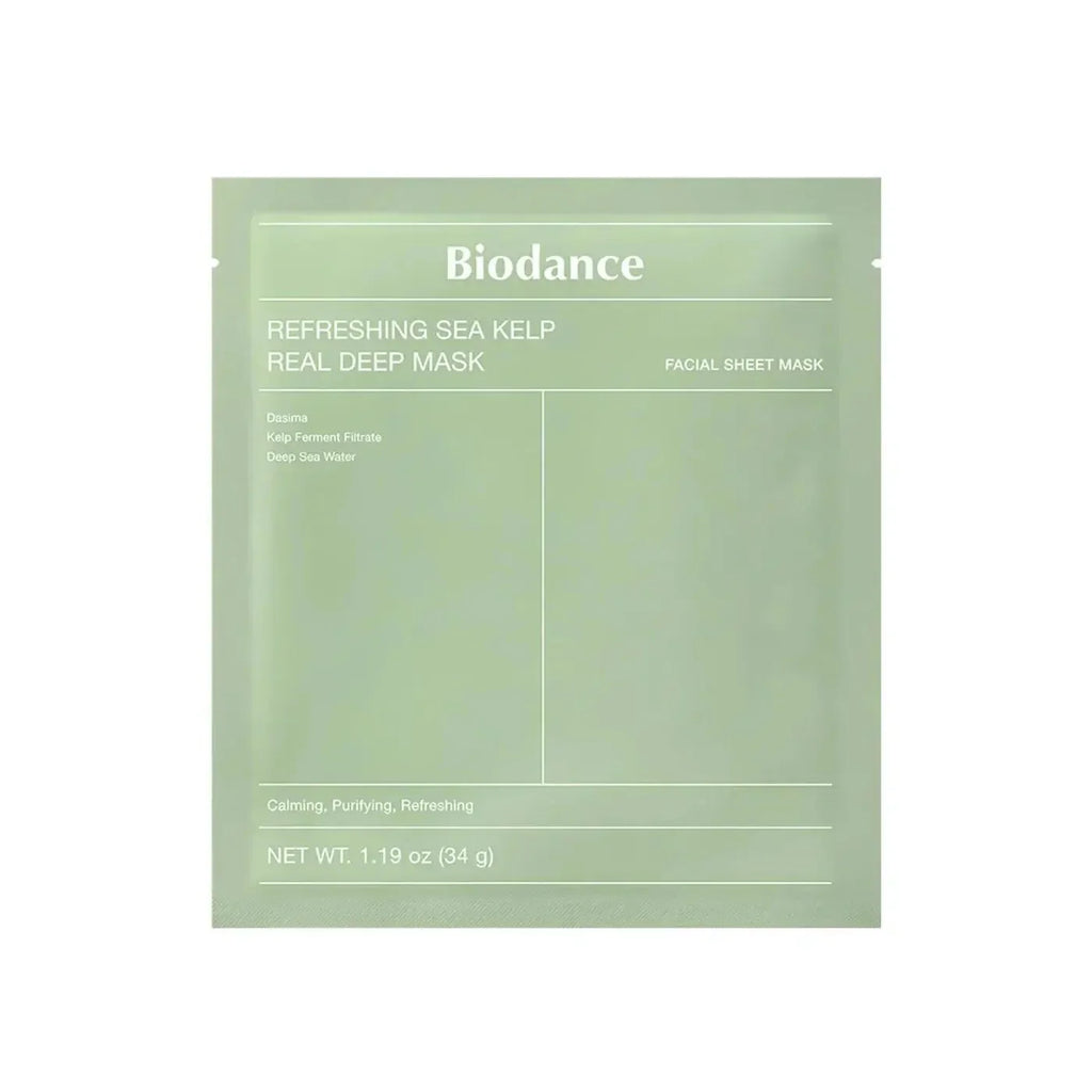 Masque Apaisant Et Purifiant - Refreshing Sea Kelp Real Deep Mask
