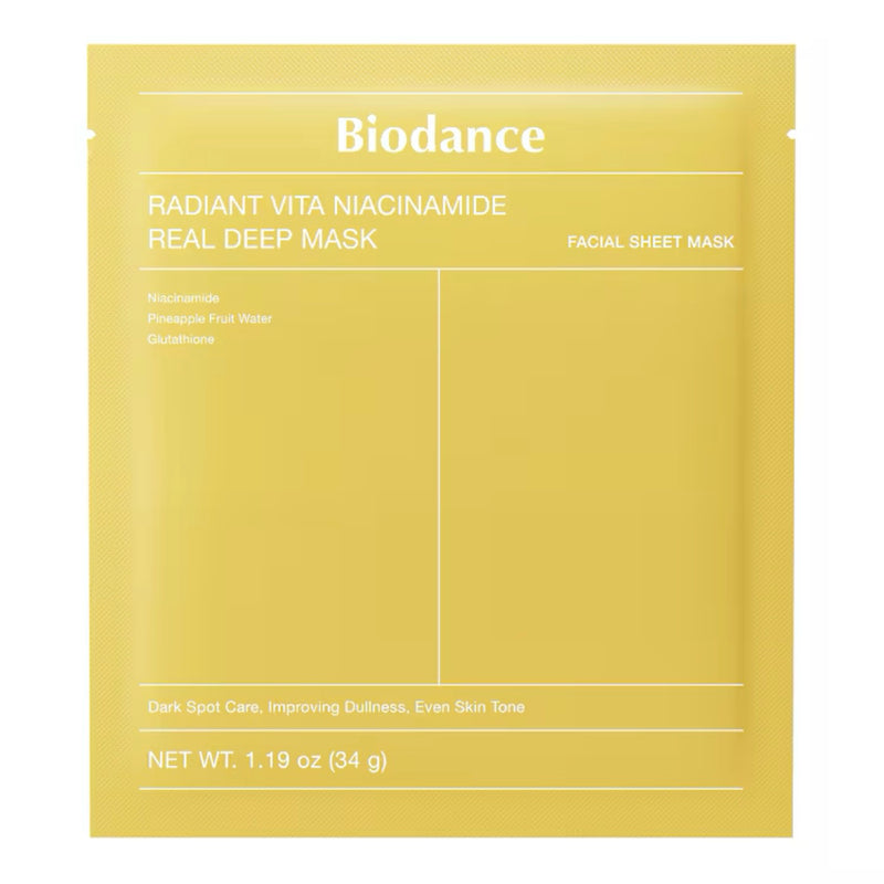 Biodance - Vita Niacinamide Real Deep Radiant Mask - Illuminating And Unifying Mask