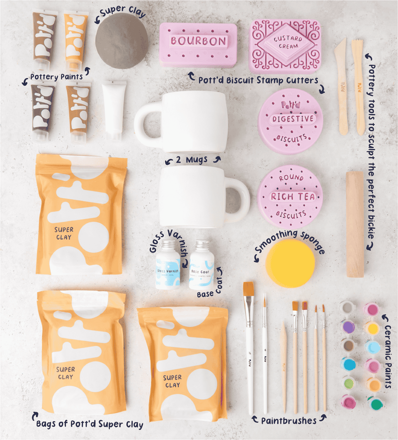 Tea & Biscuit Coaster Kit