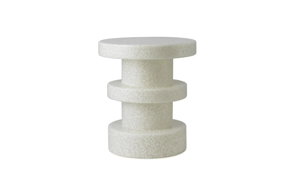 Side Table - White on White