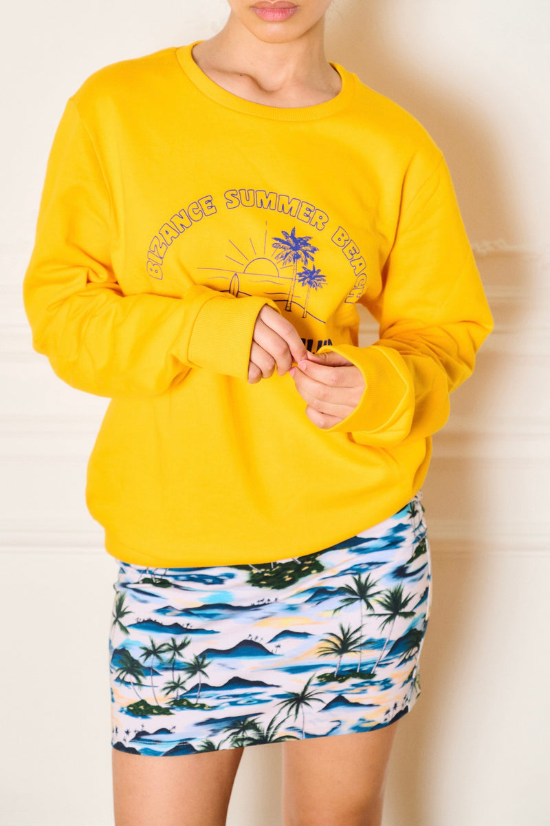 Sweat Salome - Jaune/Navy