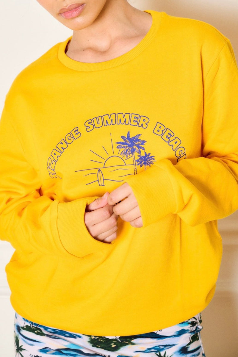 Sweat Salome - Jaune/Navy