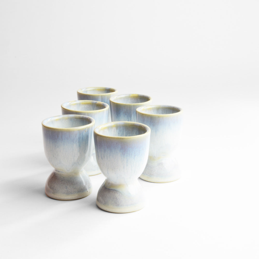 Set Of 4 Egg Cups - Glacier White