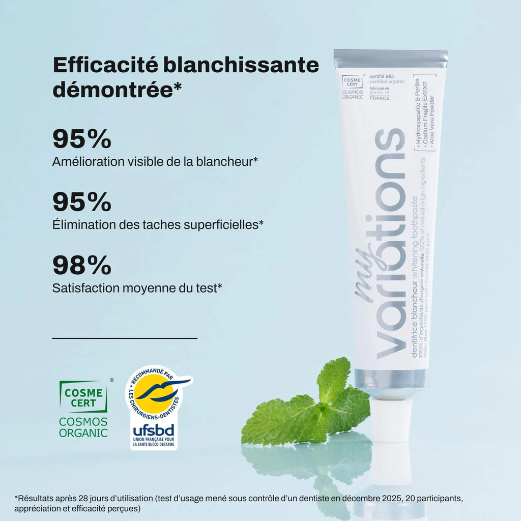 Whitening Active Toothpaste - Certified Organic