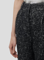Pantalon Moor In Dark Wool, Grandfather Style