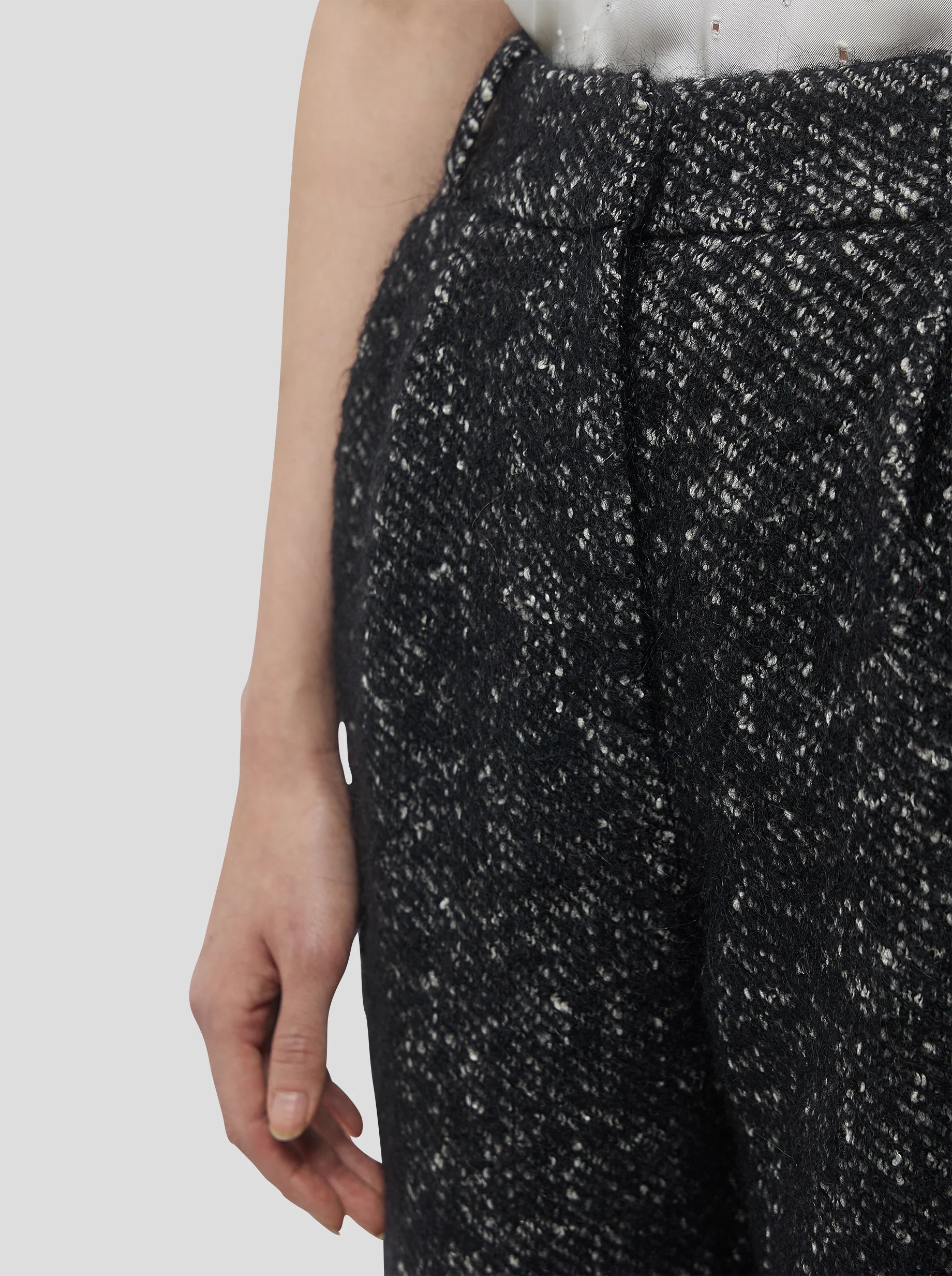 Pantalon Moor In Dark Wool, Grandfather Style