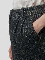 Pantalon Moor In Dark Wool, Grandfather Style
