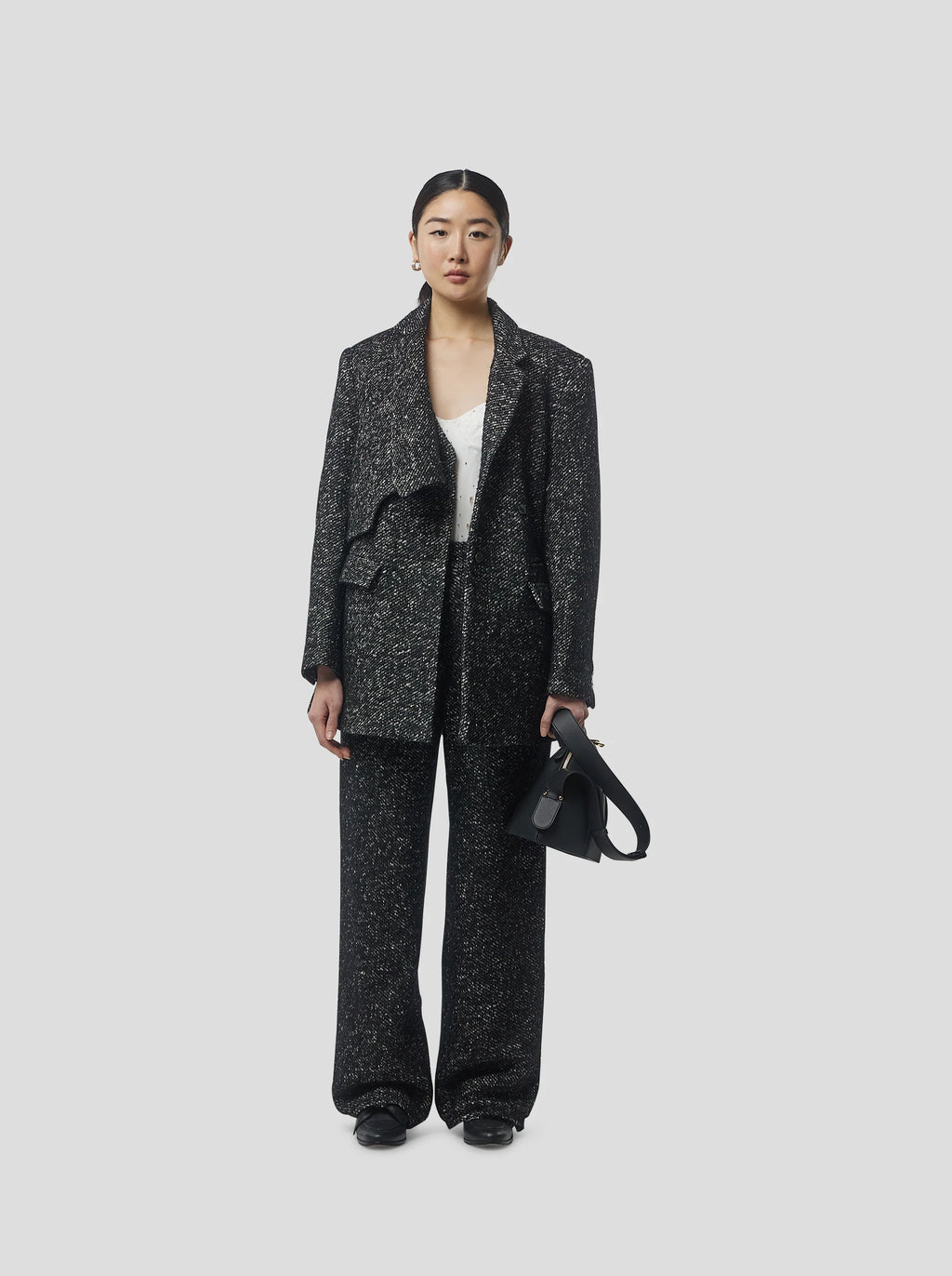 Pantalon Moor In Dark Wool, Grandfather Style