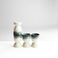 Set Of 4 Egg Cups - Sea Blue