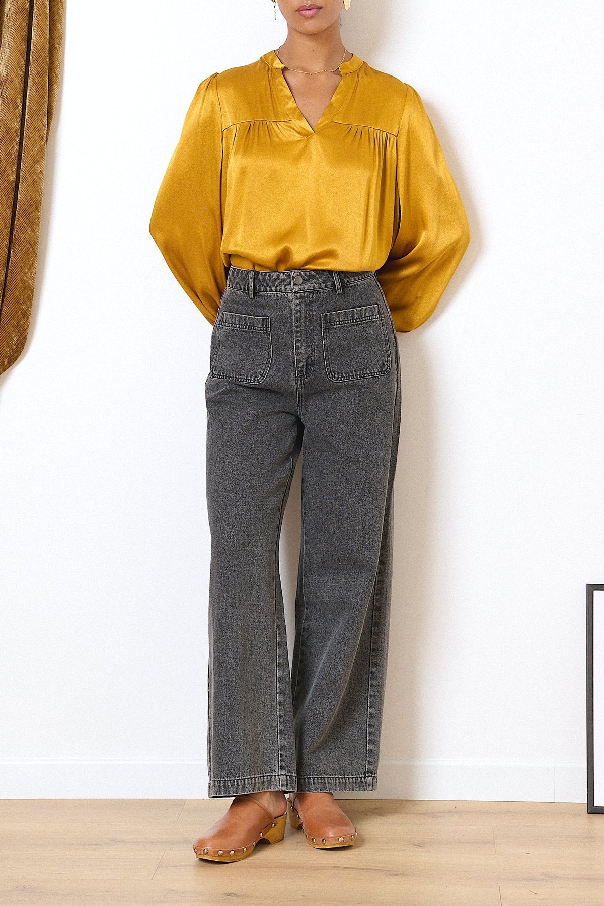 Blouse Tempo - Ocre