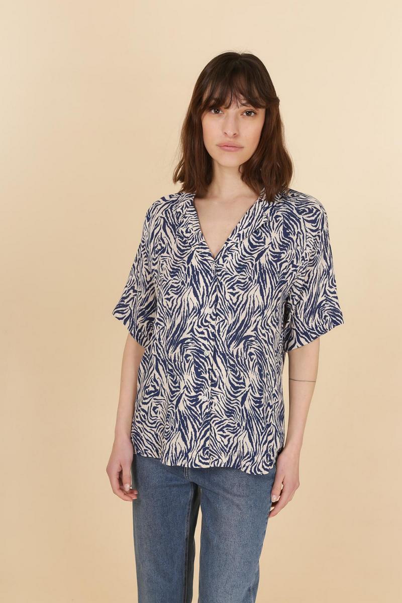 Blouse Clara - Bleu