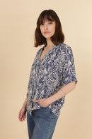 Blouse Clara - Bleu