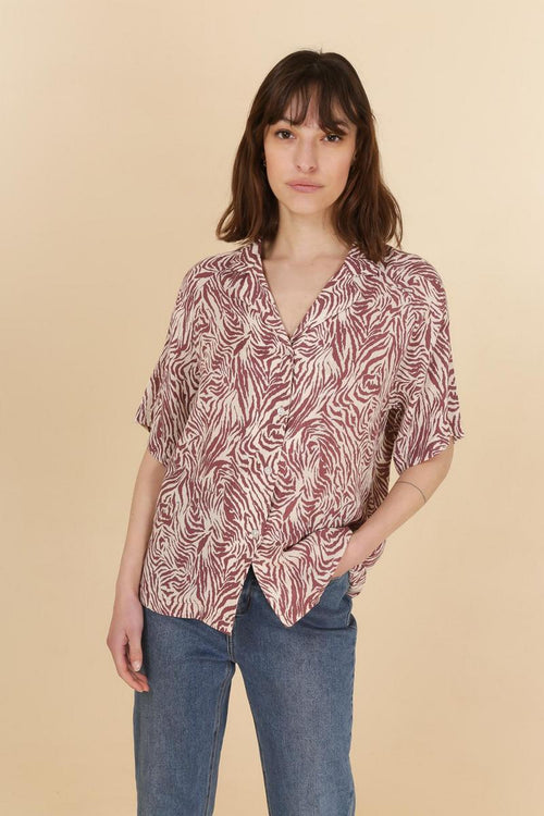 Blouse Clara - Prune