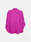 Violet Satin Blouse