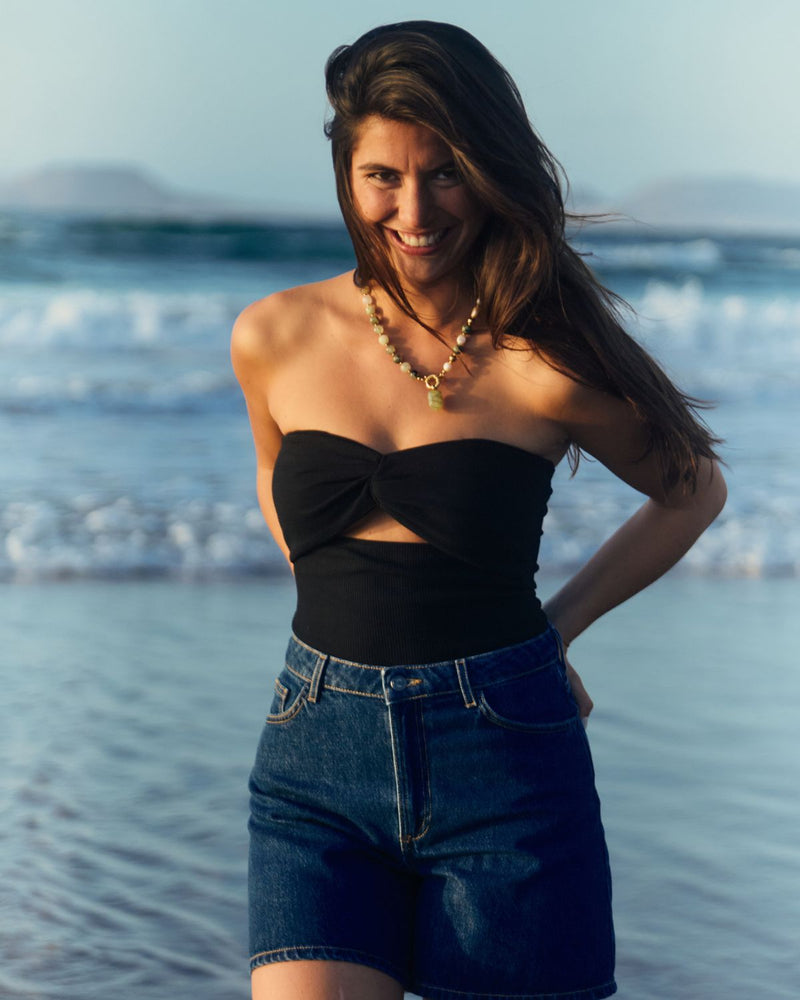 Body noir bustier Flair Bodysuits